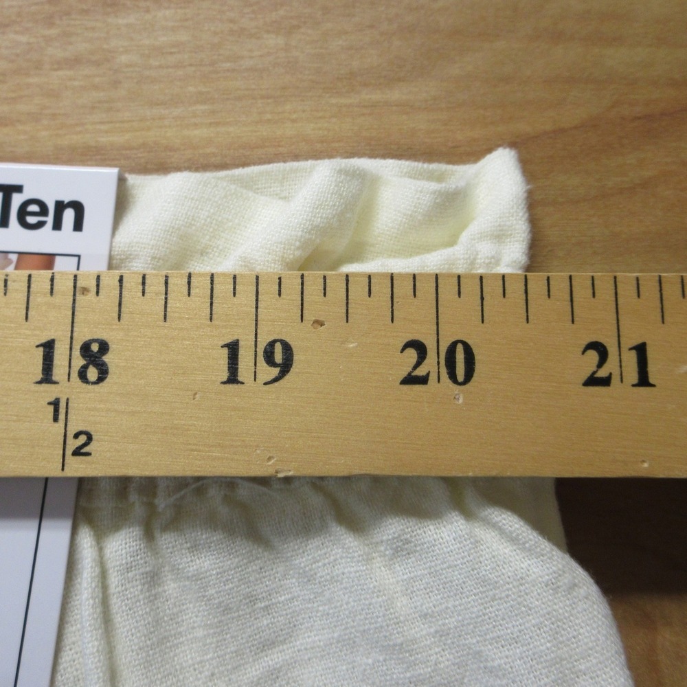 HANG TEN Linen Blend Beach Shorts XXL Sheer Cream Ivory Pull On‎ Relaxed 2XL NWT - Picture 11 of 11
